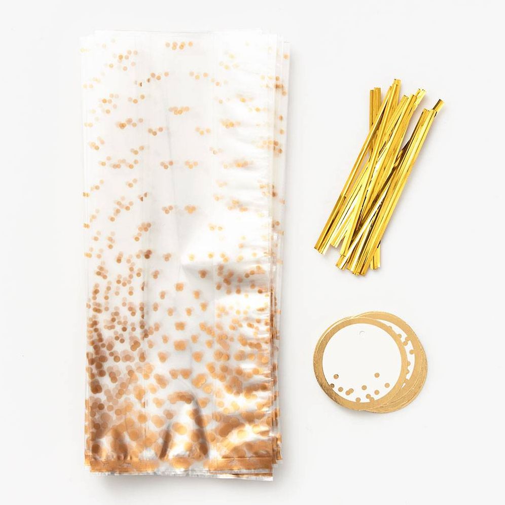 Gold Dots Cellophane Bags - Image 2