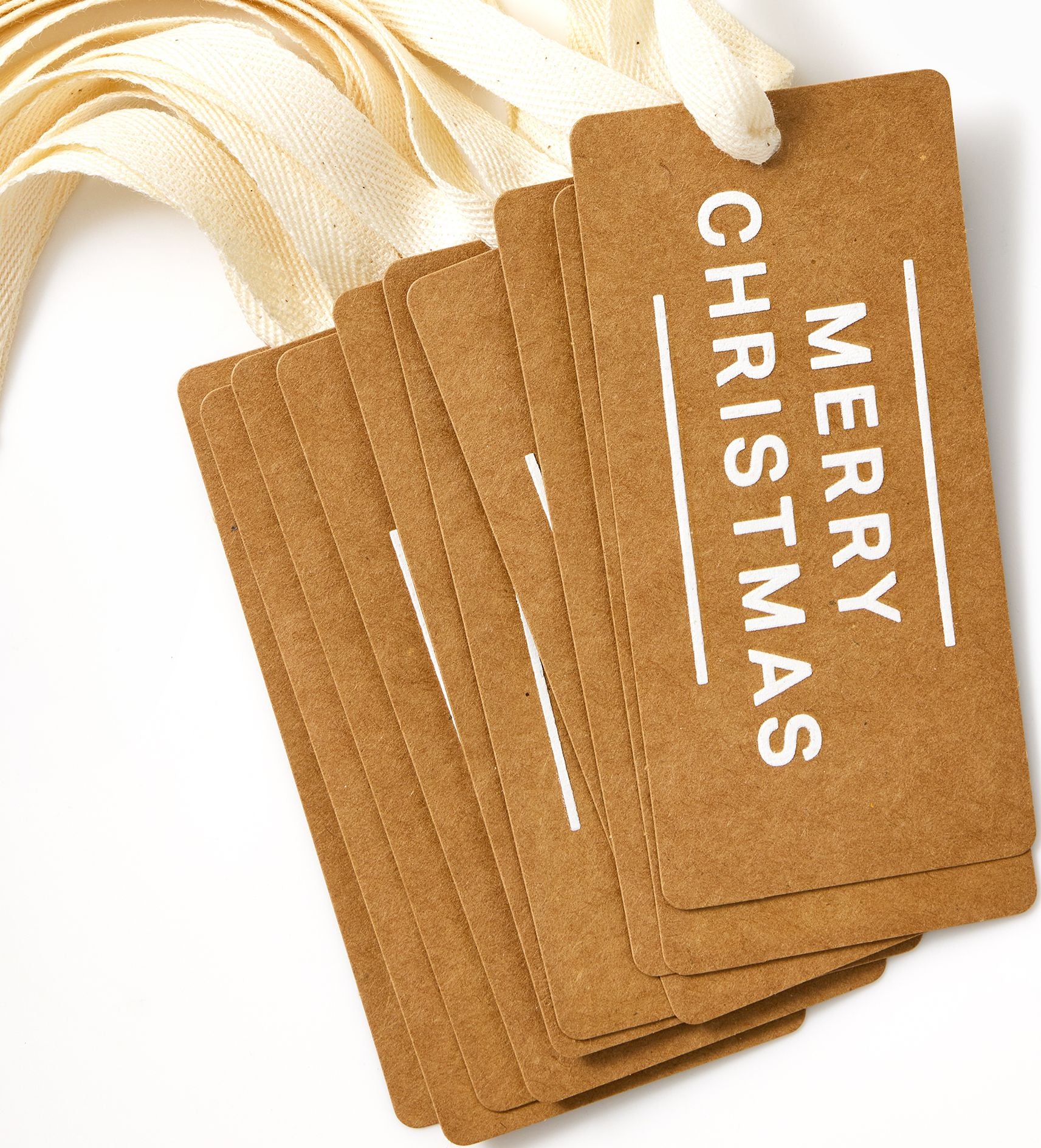 Kraft Merry Christmas Gift Tags - Image 2