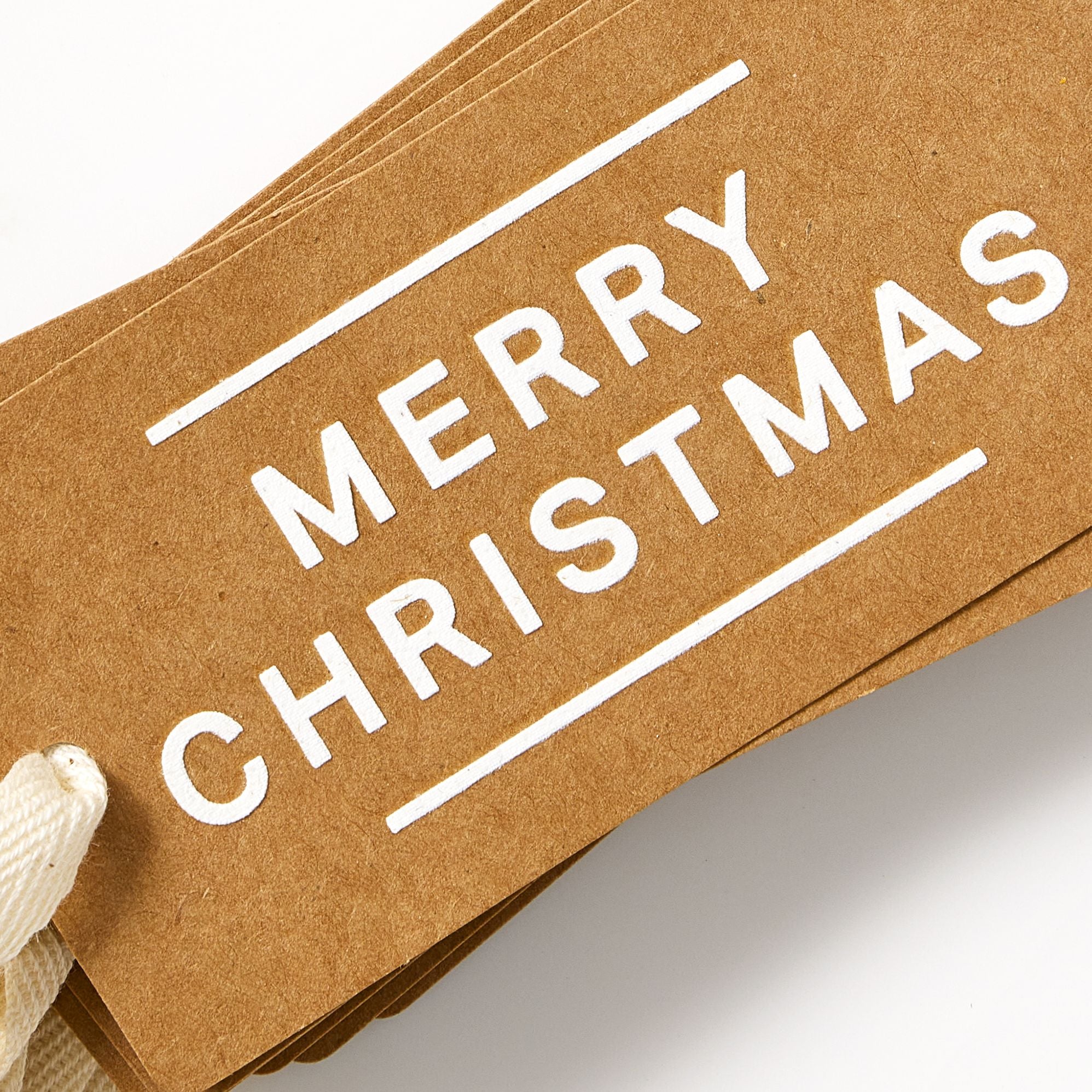 Kraft Merry Christmas Gift Tags - Image 3