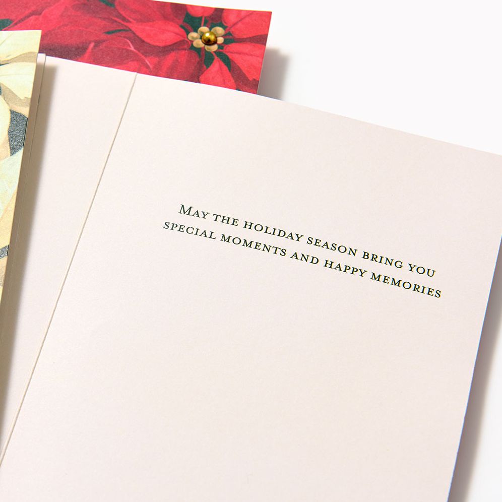 Christmas Poinsettia Stationery Set - Image 4