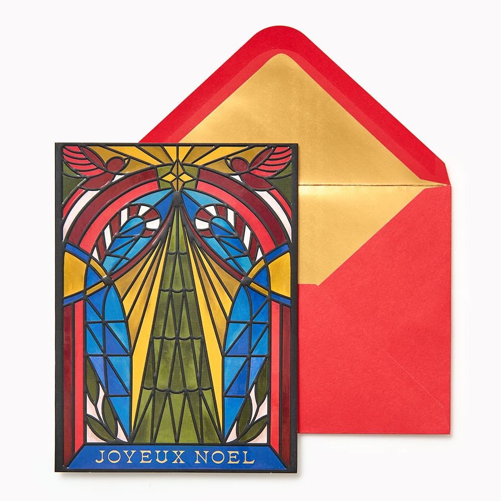 Stained Glass Tree Holiday Card Set - Image 4