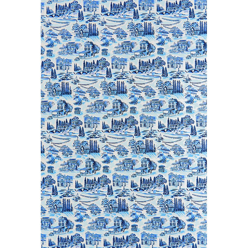 French Toile Continuous Roll Wrap - Image 2
