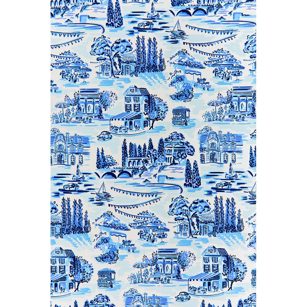 French Toile Continuous Roll Wrap - Image 3