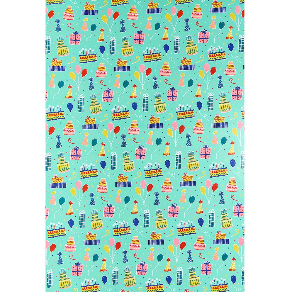 Birthday Icons Continuous Roll Wrap - Image 2
