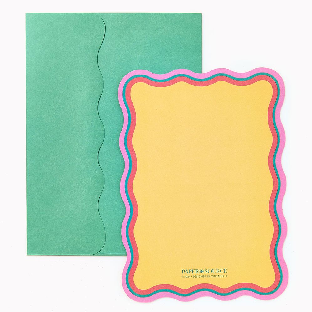 Diecut Wavy Party Invitations - Image 2