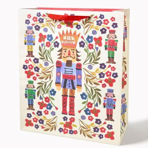 Christmas Nutcracker XL Gift Bag