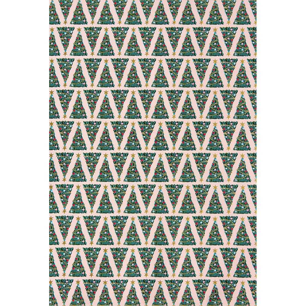 Festive Trees Continuous Roll Wrap - Image 2