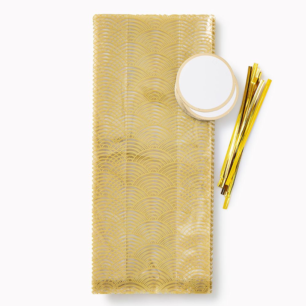 Gold Scalloped Cello Bag Set of 15 - Image 2