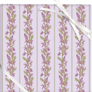 Lavender Stripe Roll Wrap