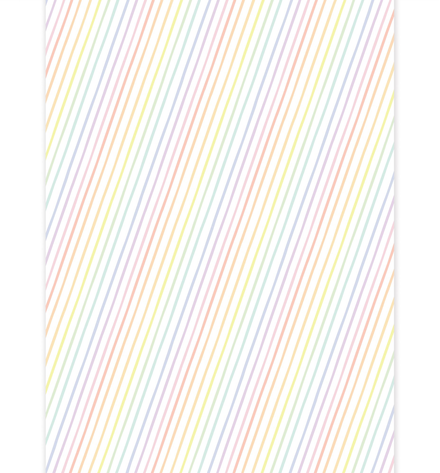 Pastel Rainbow Stripes Roll Wrap - Image 2
