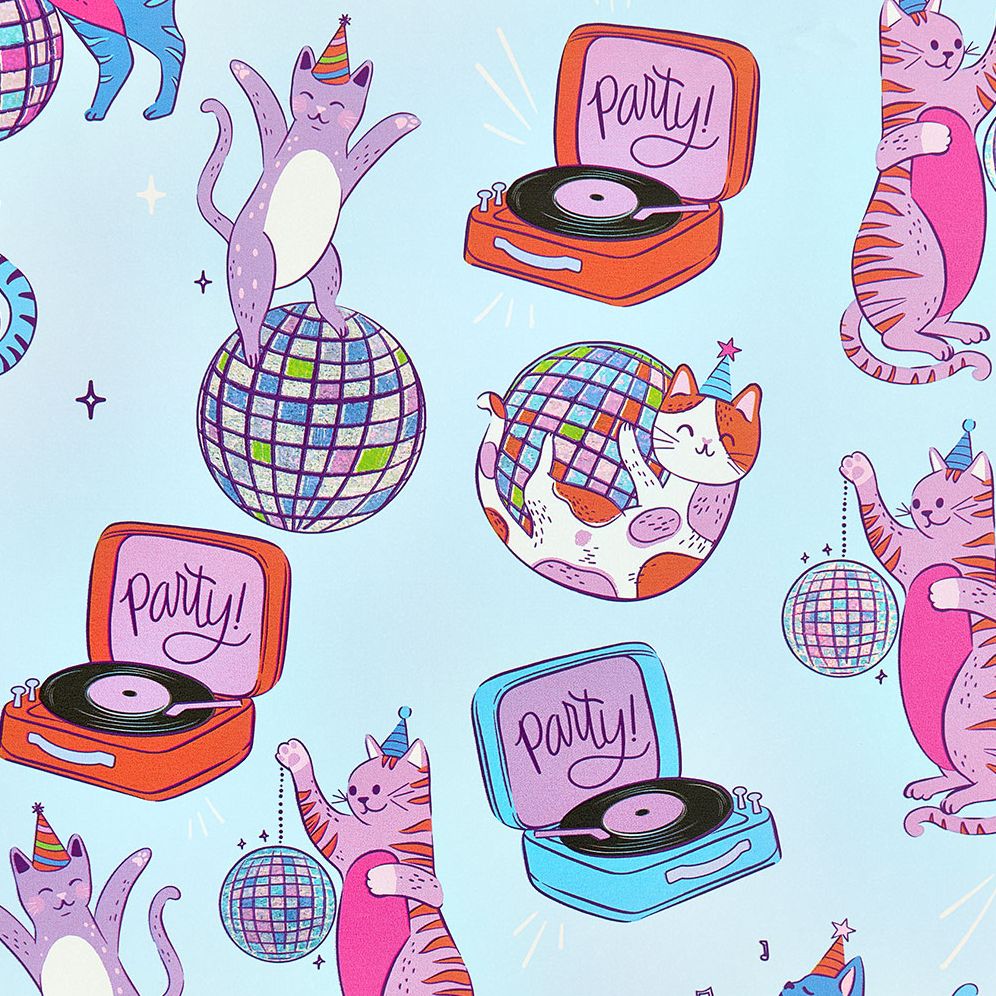 Disco Cats Roll Wrap - Image 2