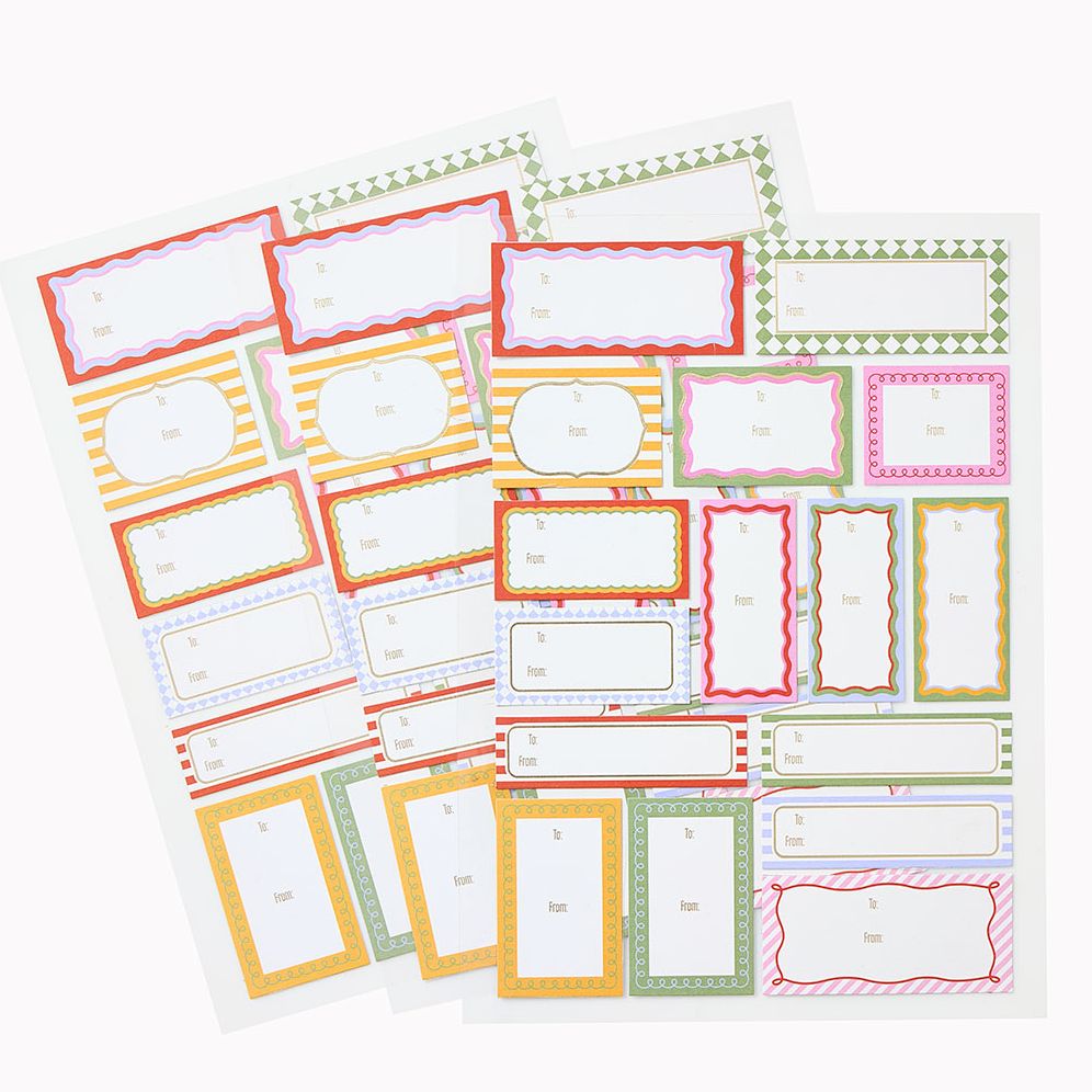Groovy Frames Adhesive Labels Set of 48 - Image 2