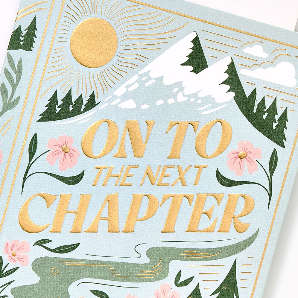 On To The Next Chapter Embellished Wedding Card - Image 3