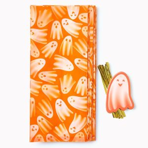 Halloween Happy Ghosts Cello Bags Set of 15