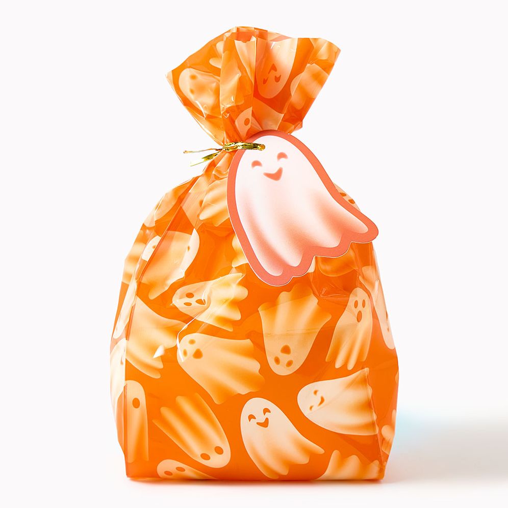 Halloween Happy Ghosts Cello Bags Set of 15 - Image 2