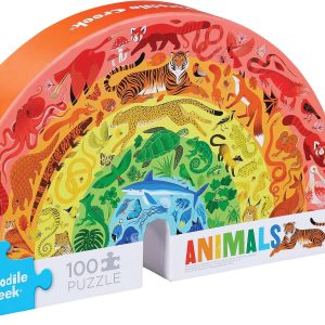 Rainbow of Animals 100 pc Shaped Puzzle