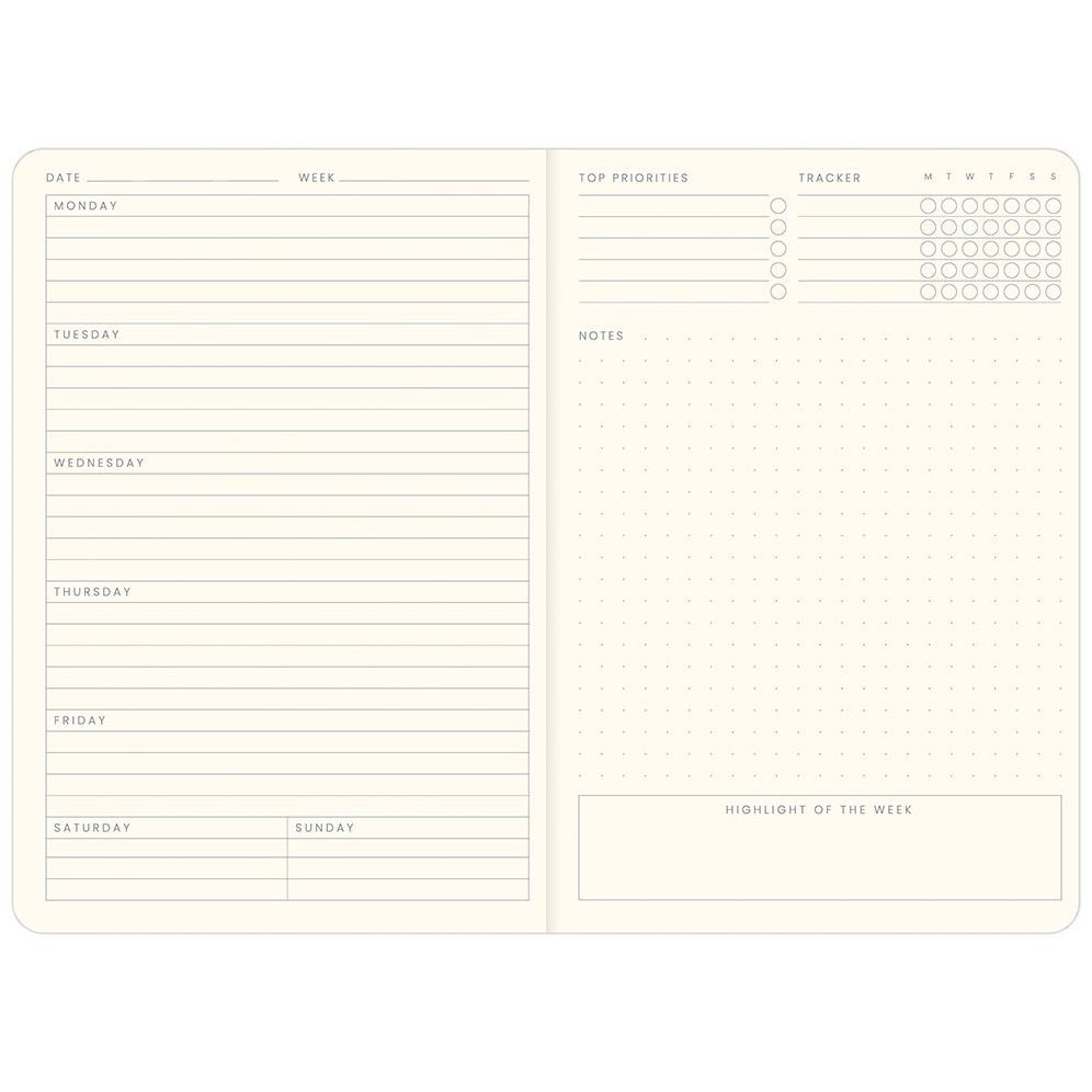 A5 Colourology Undated Weekly Planner Balance - Image 2