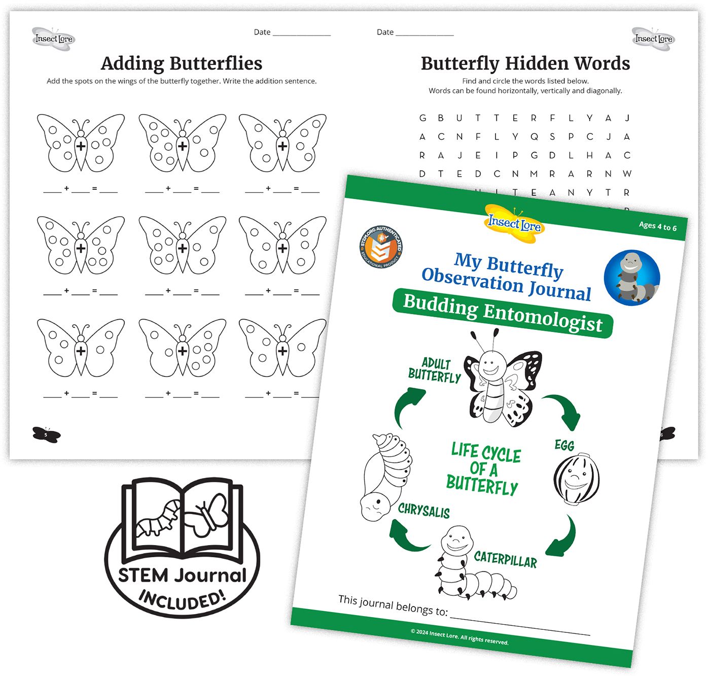 Insect Lore Butterfly Farm Growing Kit with Prepaid Voucher - Image 4