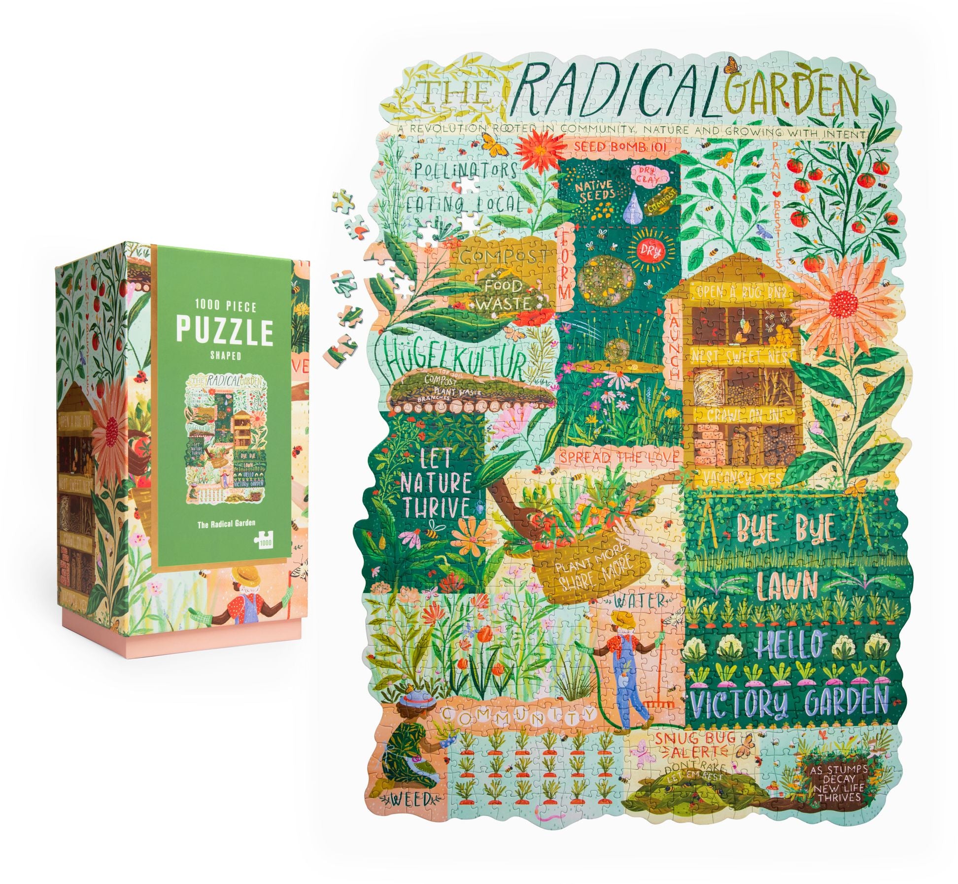 The Radical Garden 1000 Piece Puzzle - Image 2