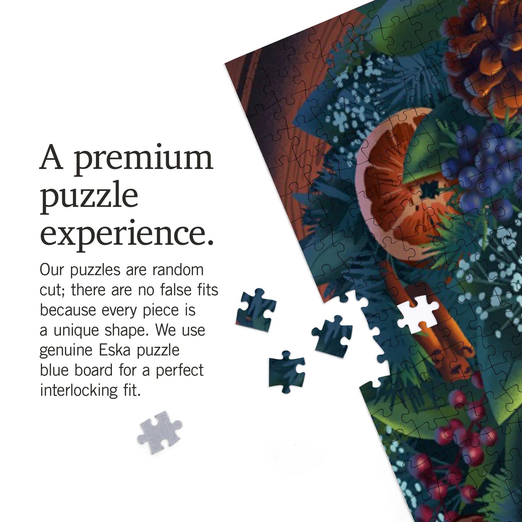 1000 Holiday Wreath Puzzle - Image 5