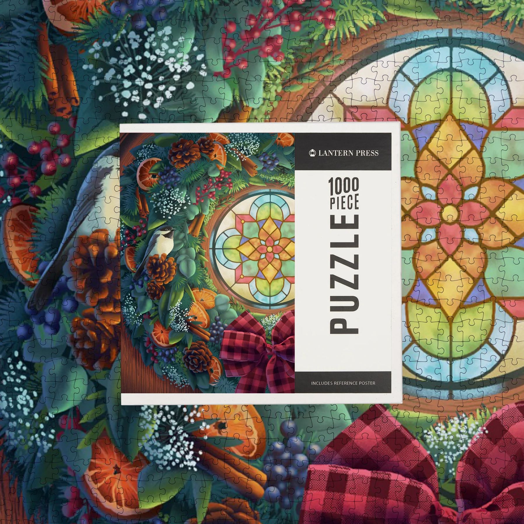 1000 Holiday Wreath Puzzle - Image 7
