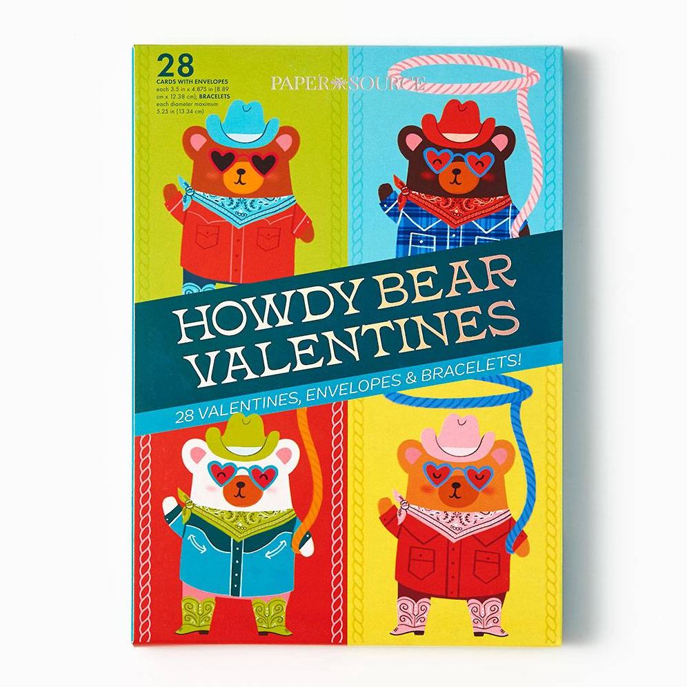 Howdy Bear Classroom Valentine Card Set - Image 3