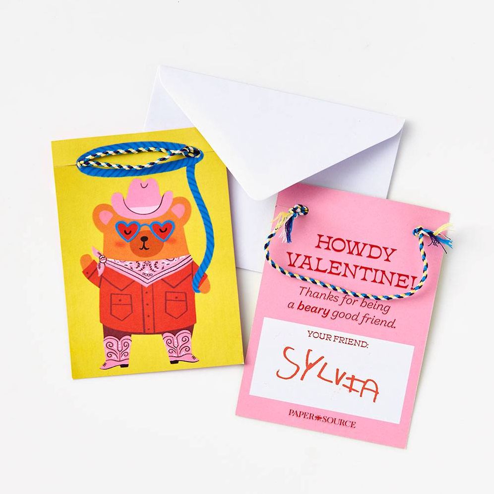Howdy Bear Classroom Valentine Card Set - Image 4