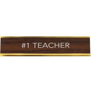 #1 Teacher Desk Sign