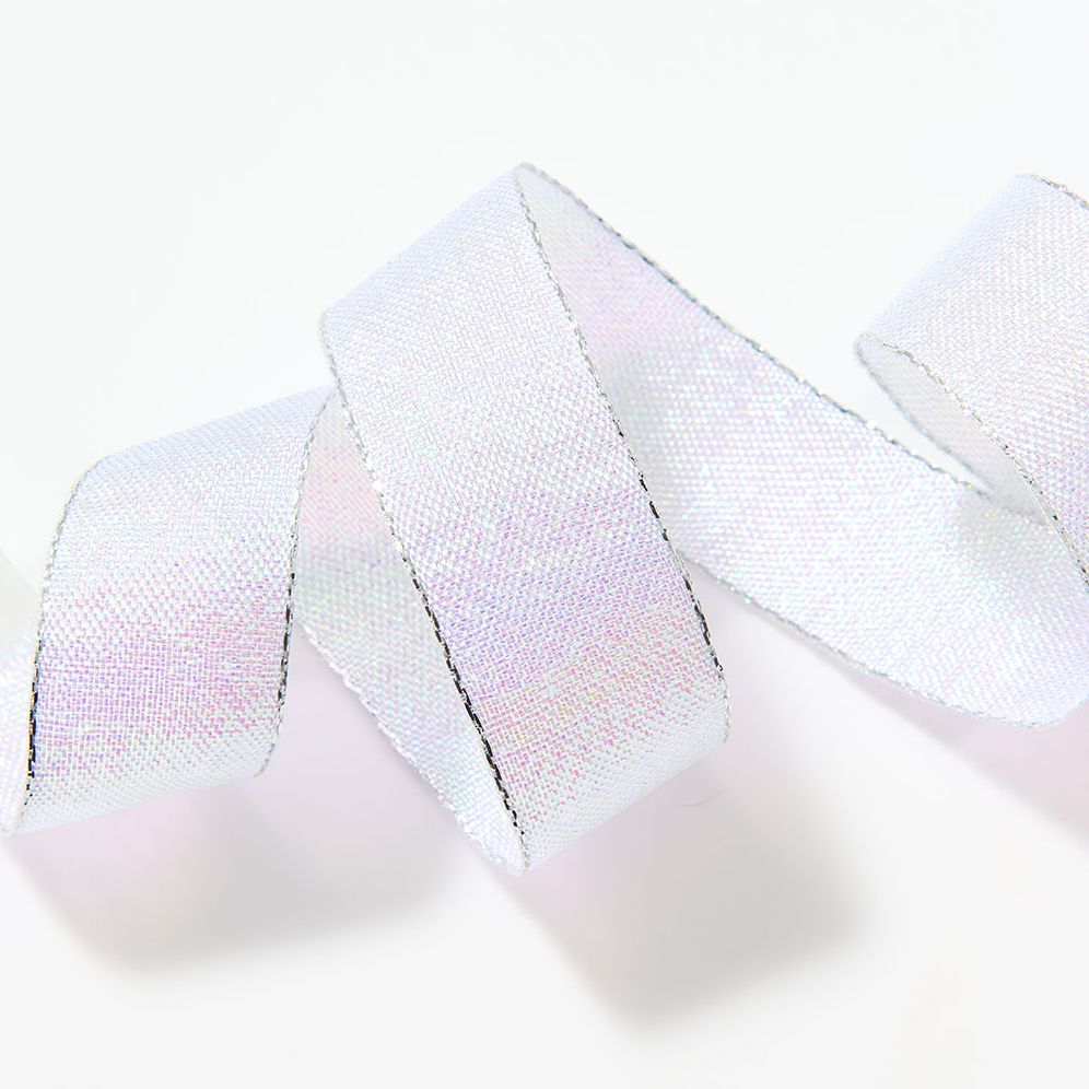 White Himalaya Ribbon 1 10YD - Image 2