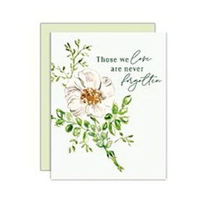Never Forgotten Floral Sympathy Card