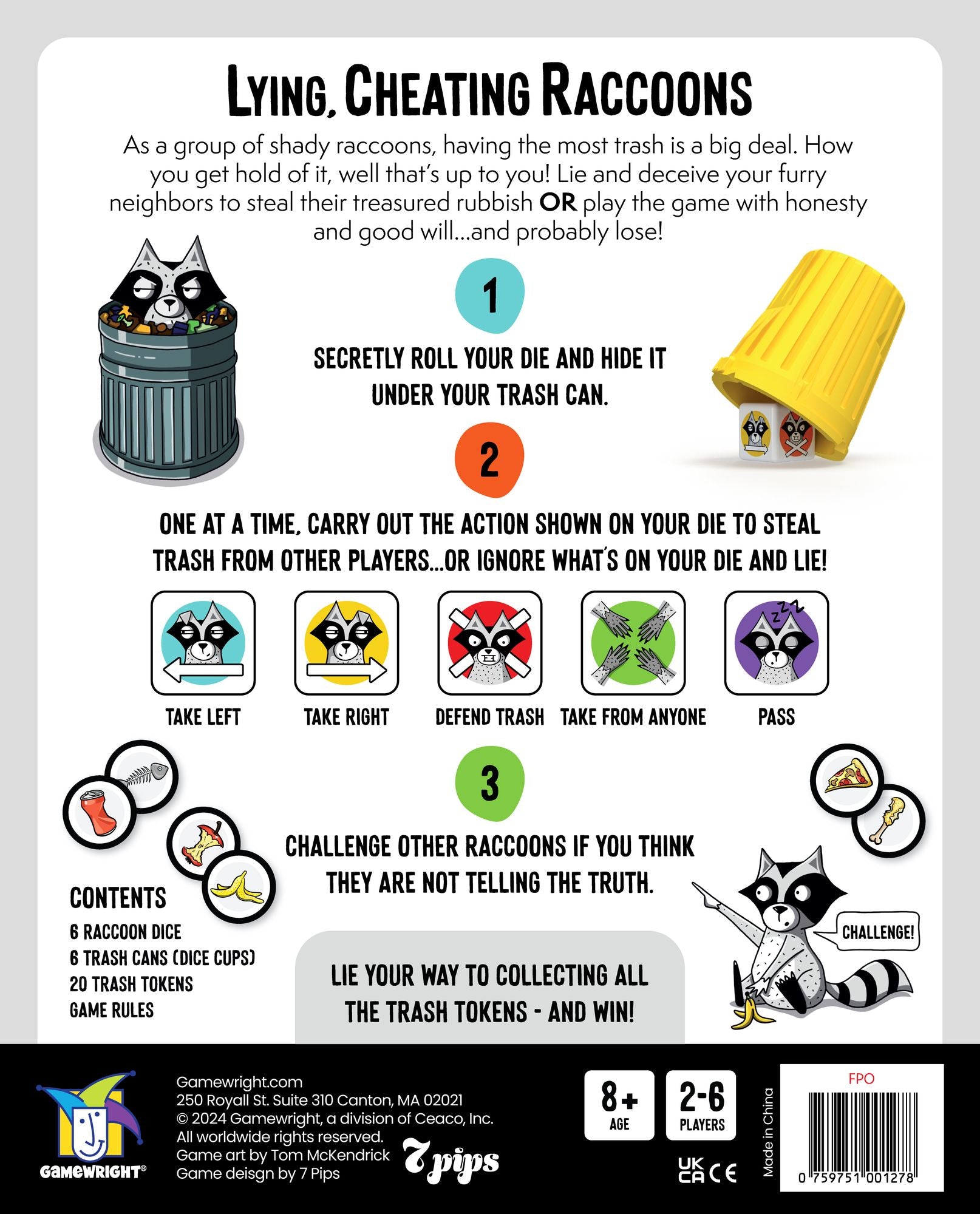 Lying. Cheating Raccoons (B&N Game of the Month) - Image 7