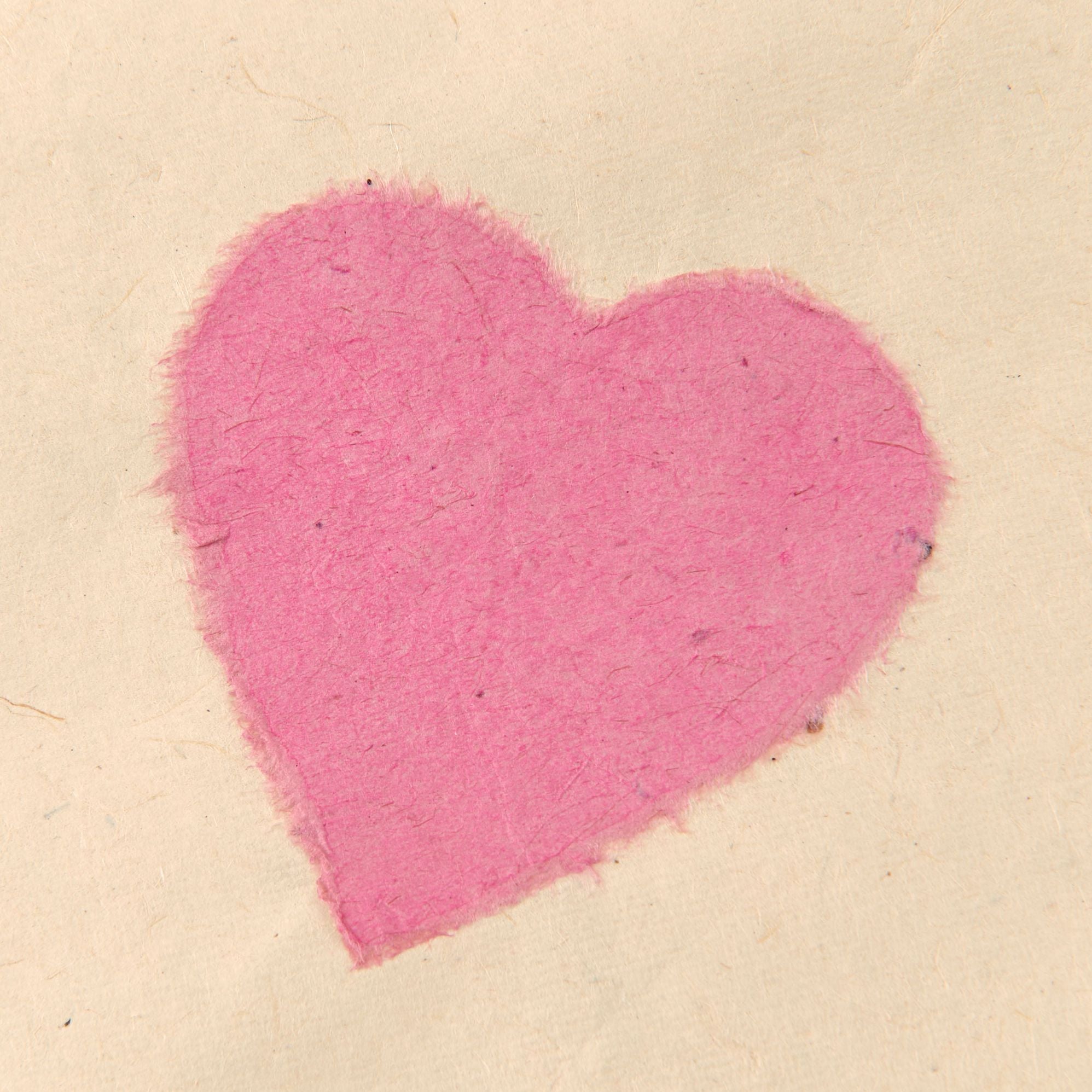 Pink Hearts Handmade Paper - Image 3