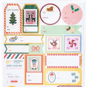 Santa Mail Adhesive Labels