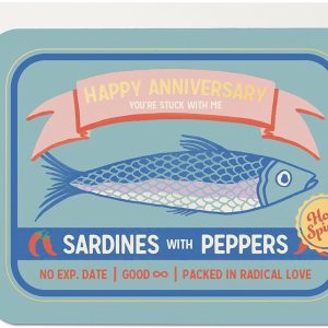 Sardines Anniversary Card
