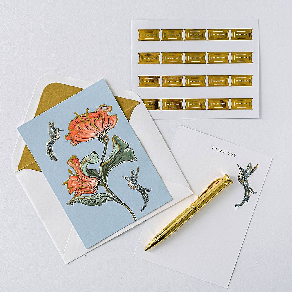 Hummingbird Luxury Thank You Card Set - Image 10
