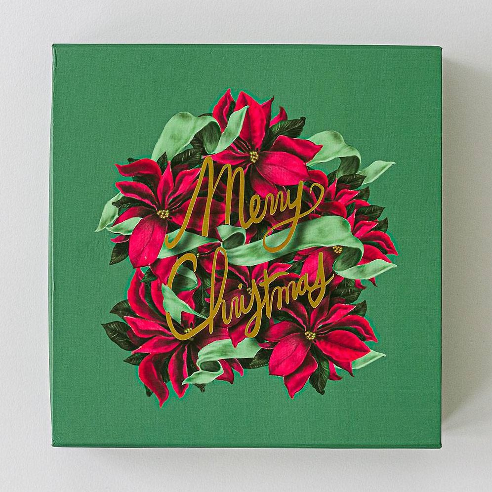 Christmas Poinsettias Luxury Holiday Card Set - Image 8