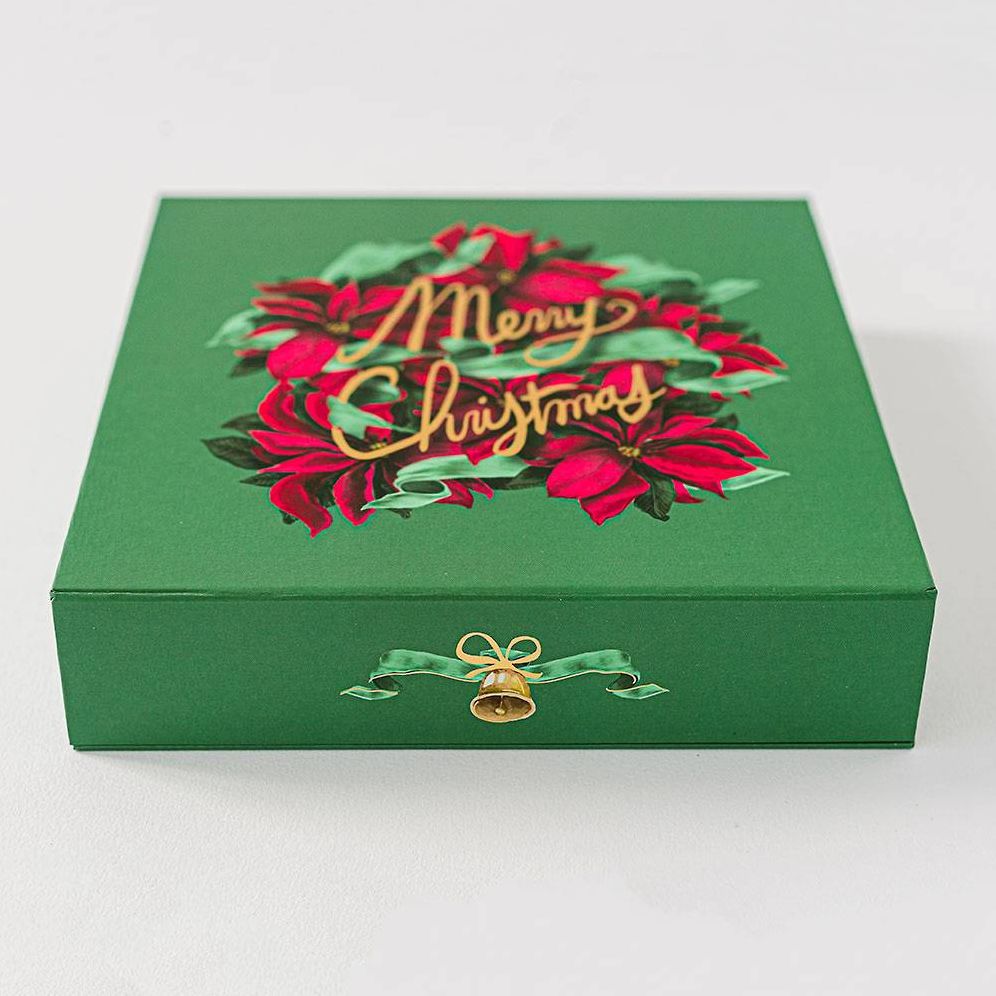Christmas Poinsettias Luxury Holiday Card Set - Image 9
