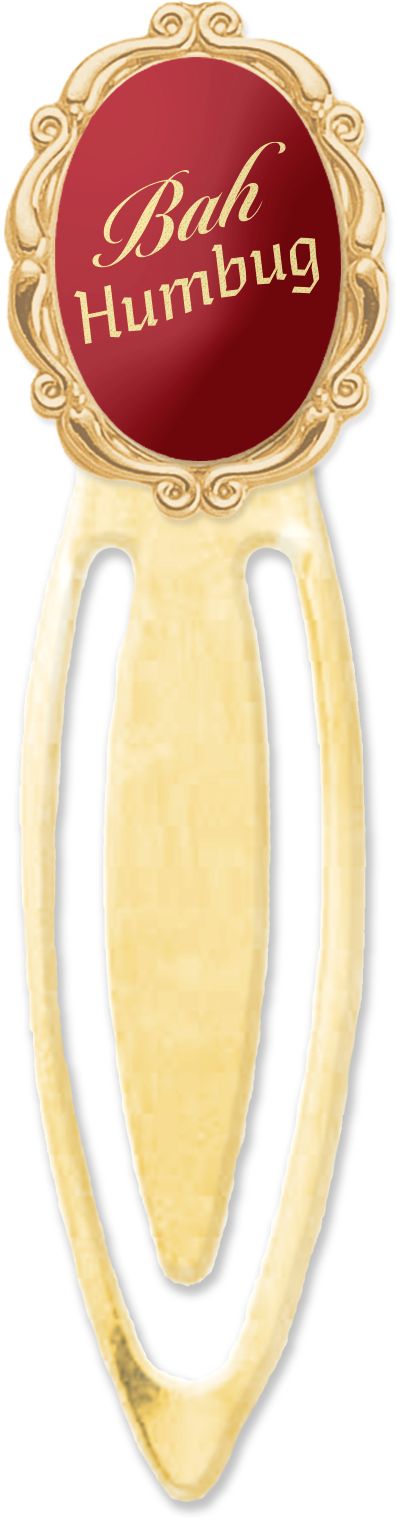 Bah Humbug Metal Clip Bookmark - Image 2