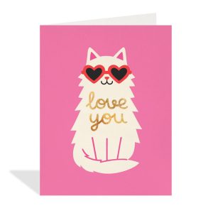 Cat Sunnies Love Card