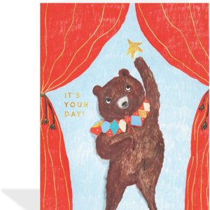 Its Your Day Bear Birthday Card