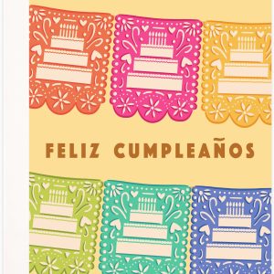 Papel Picado Birthday Card