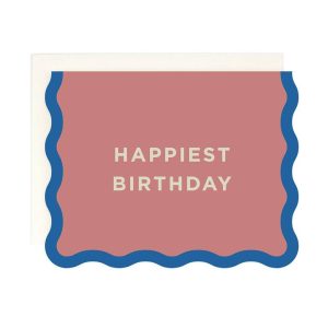 Scalloped Happiest Birthday Card