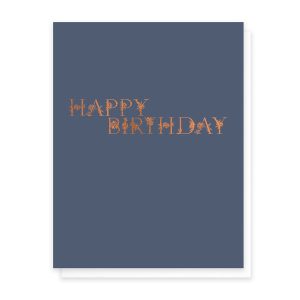 HBD Foil Birthday Card