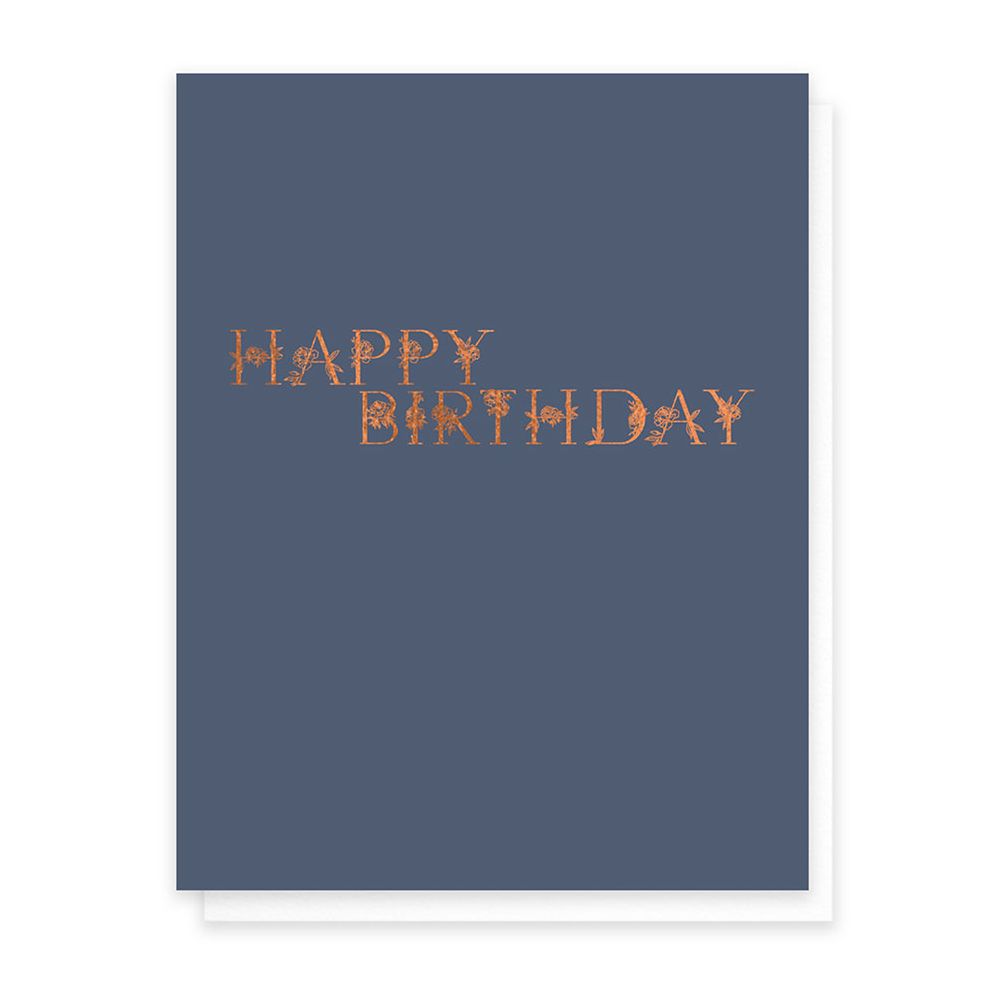 HBD Foil Birthday Card