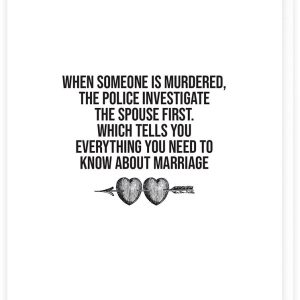 Murdering Spouse Love Card