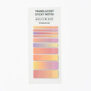 Sticky Pad Pink Ombre Rectangles