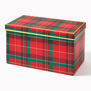 Holiday Plaid XL Gift Box