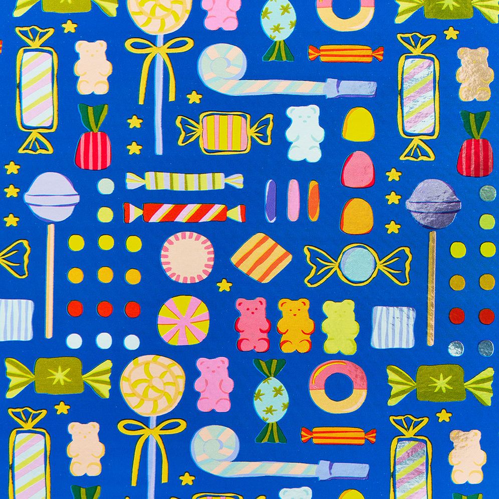 Party Treats Blue Roll Wrap - Image 2