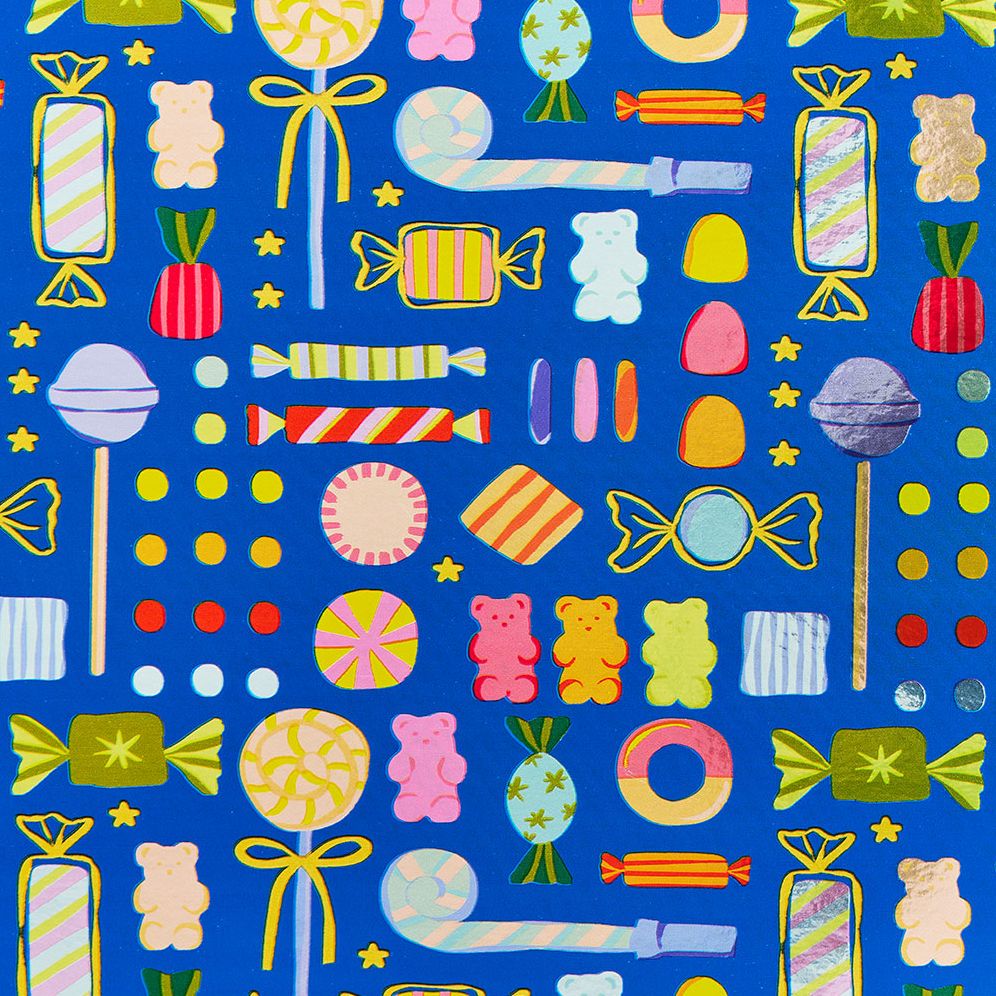 Party Treats Blue Roll Wrap - Image 3
