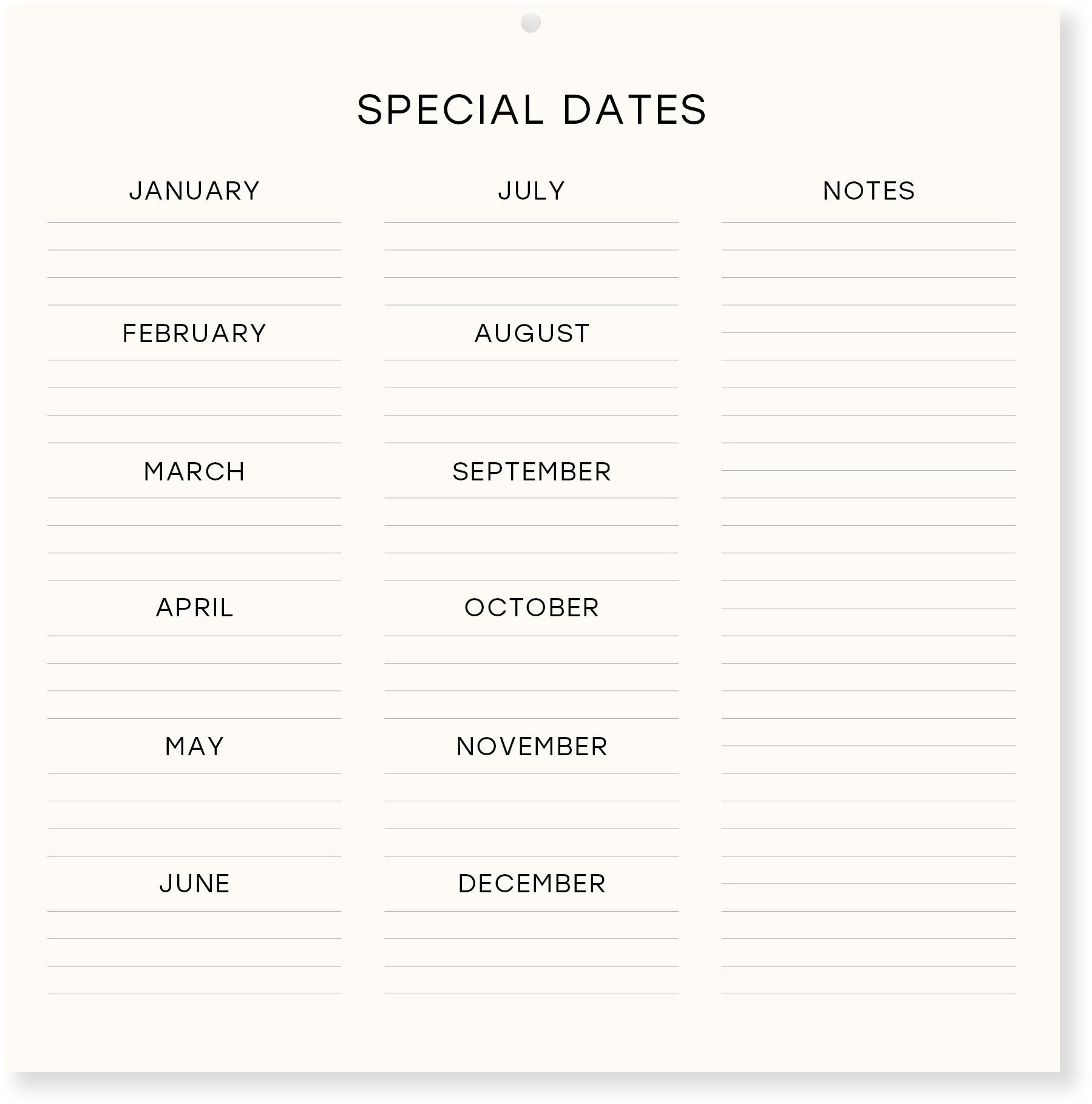 2027 Vintage Floral Wall Calendar - Exclusive - Image 7